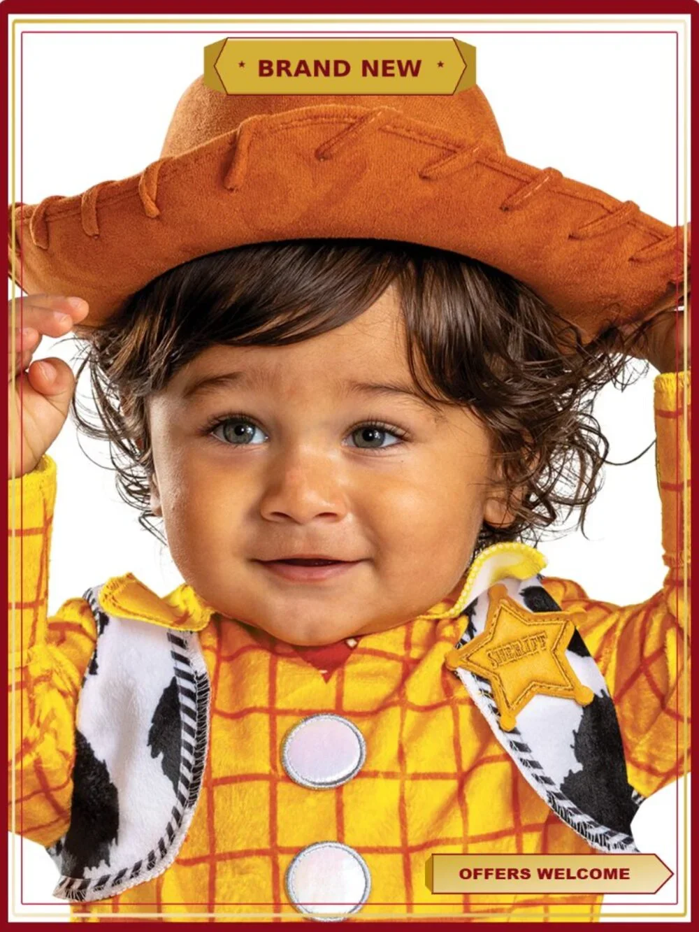 Disney Toy Story Woody Deluxe Infant Costume 6-12M Halloween